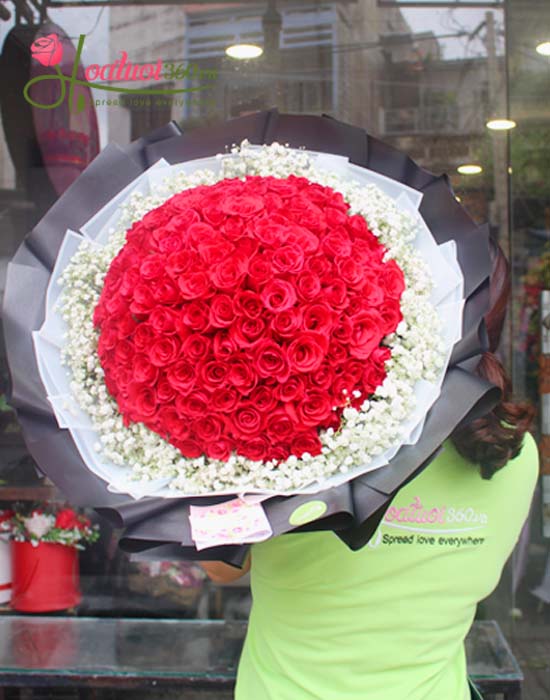 Red roses bouquet - Heart Attack
